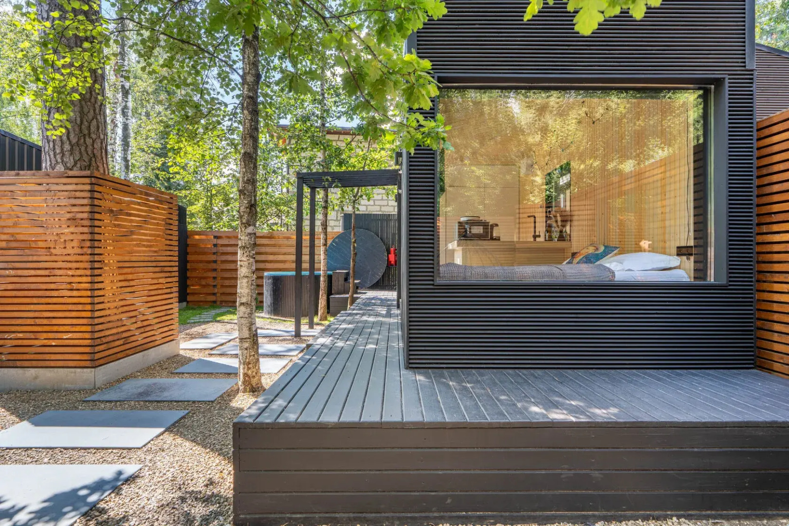 Частный дом Домик для двоих с купелью и сауной