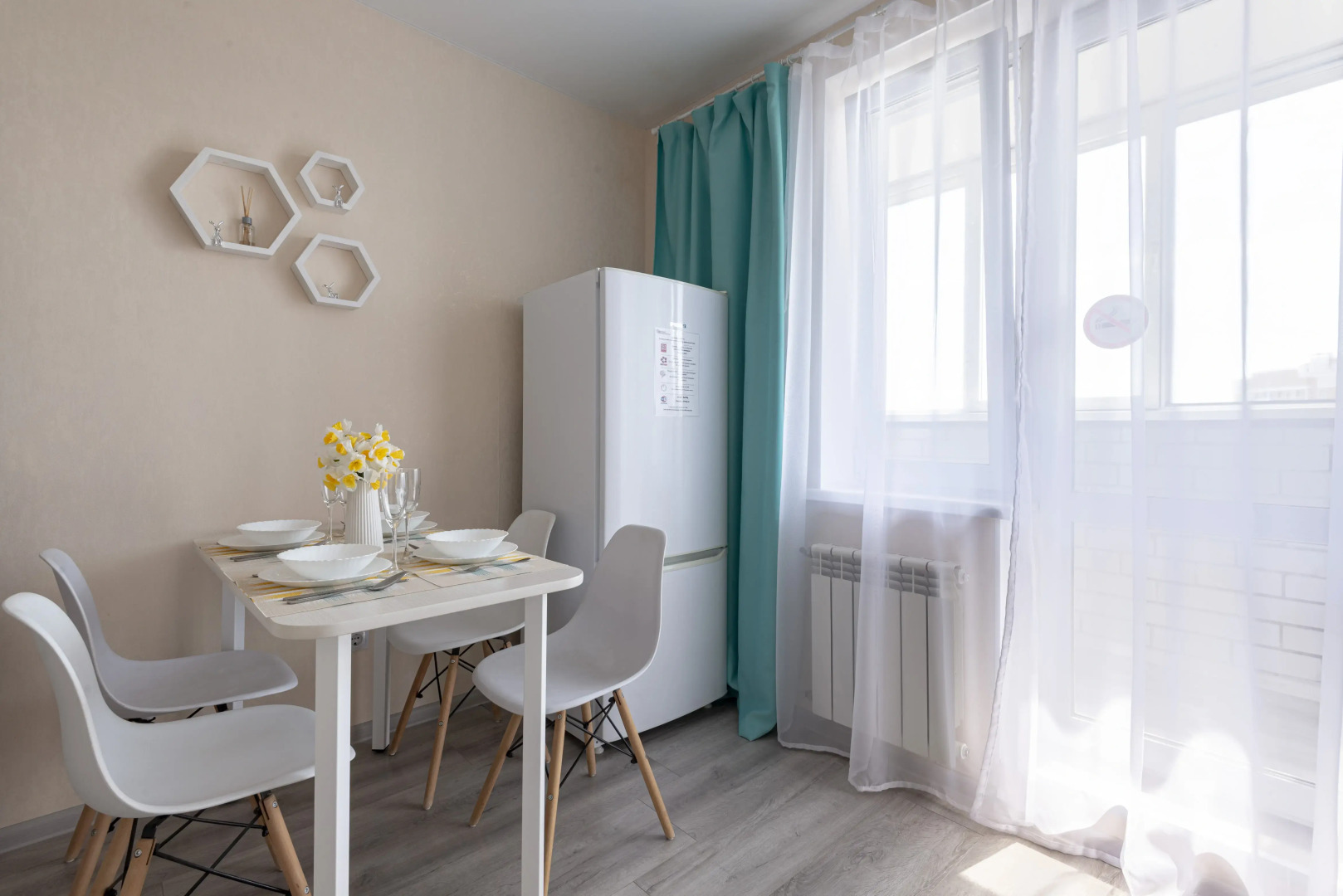 Квартира 1-к недалеко от залива на Пирогова 1/3 от RentAp, 4 сп.места