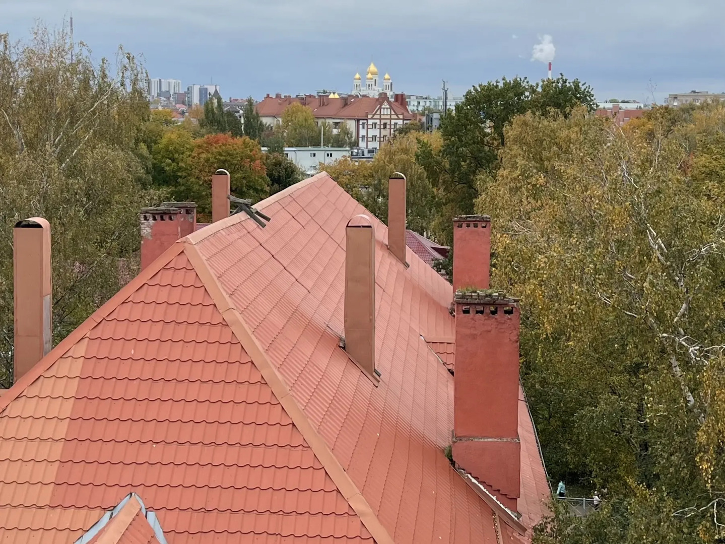 Квартира 2-х комнатная в тихом центре Калининграда с открытой террасой и видом на Кафедральный собор