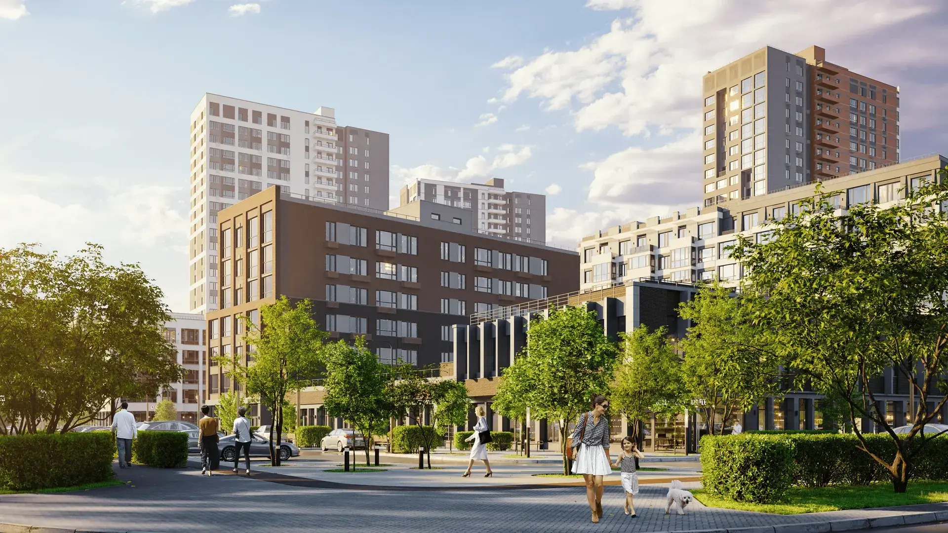 Апартаменты ВыДома в Квартале Дивном у Озера