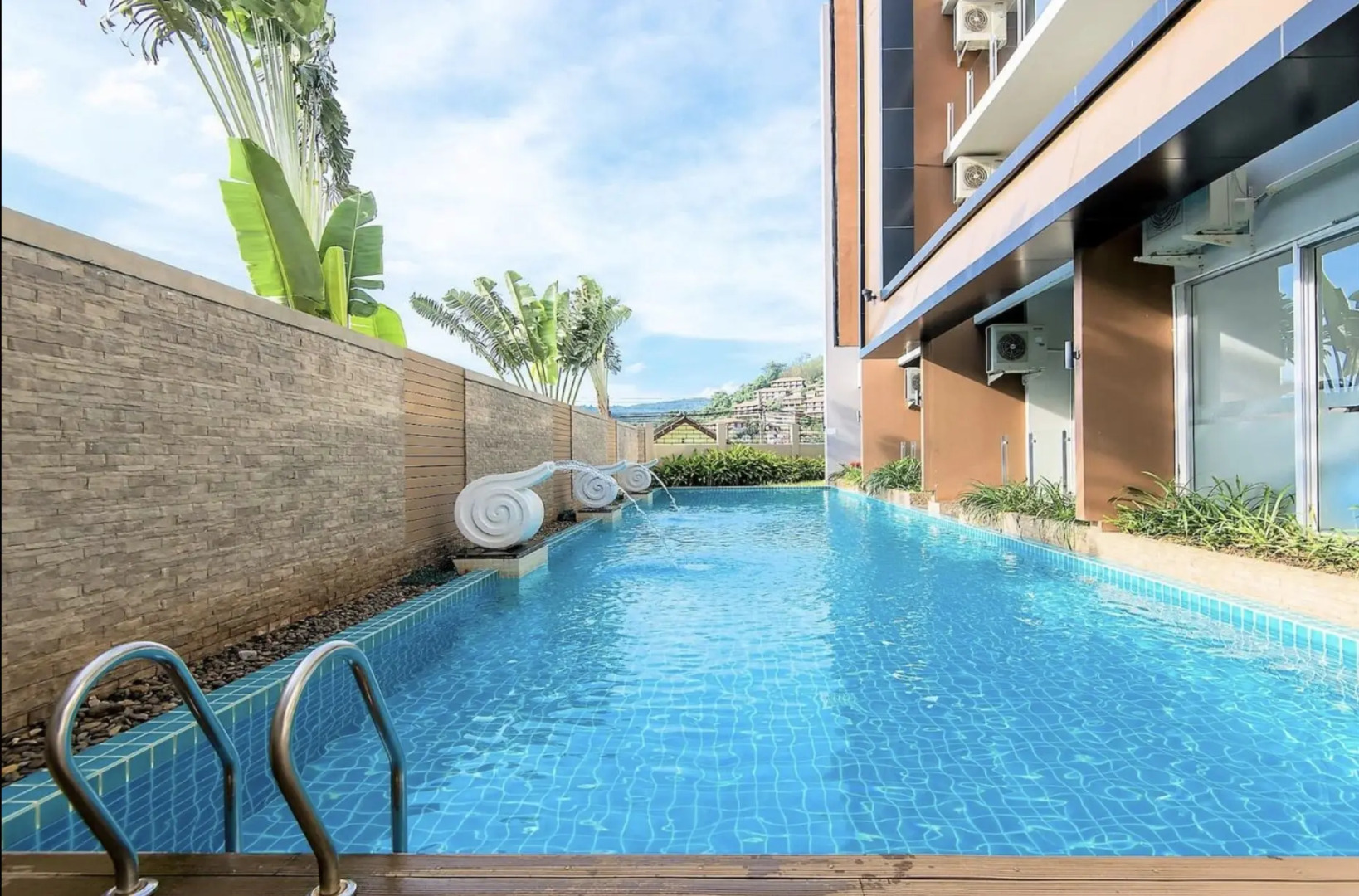 Апартаменты CHC-A402 Chic Condo 1 Спальня Бассейн рядом с Пляжем Карон