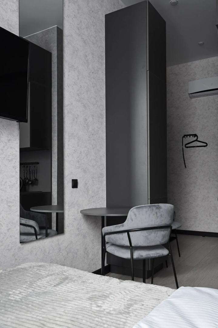 Апартаменты в ЖК Park Side в монохромном стиле 1