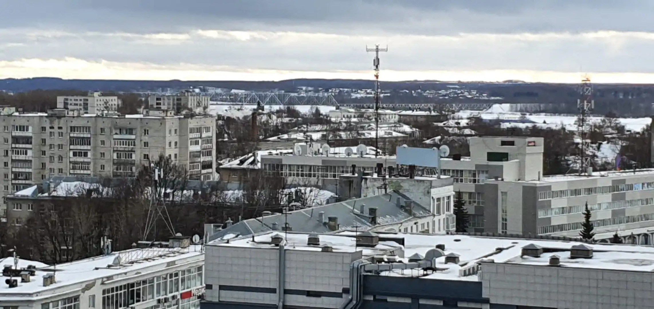 Квартира Апартаменты с видом на Волгу