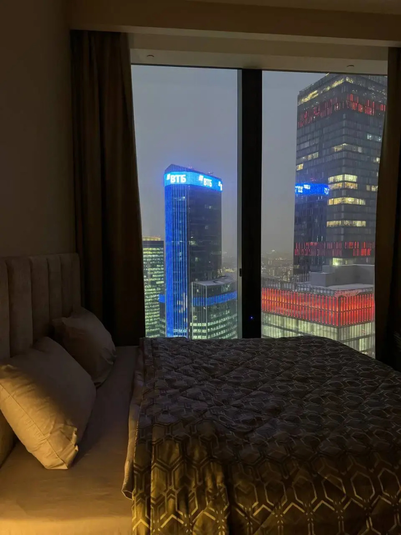 Апартаменты Sky City Moscow Роскошный апартамент с видом на башни на 61 этаже!