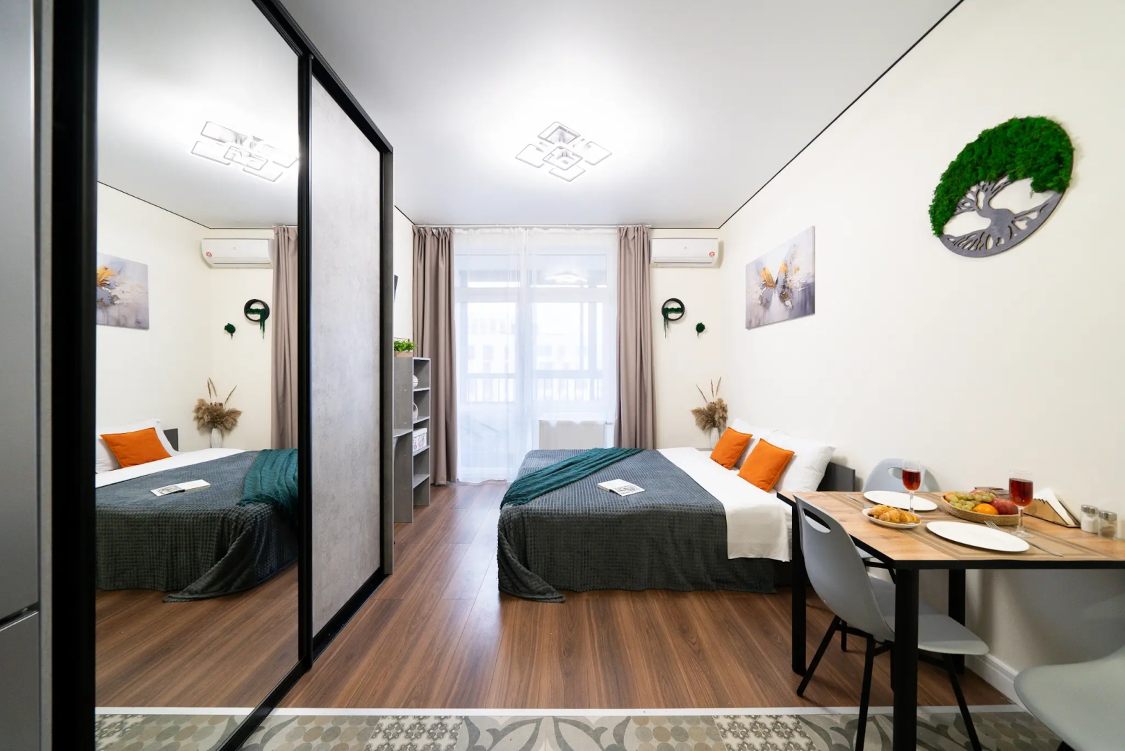 Квартира Стильная студия на двоих Natali apart на метро Прокшино