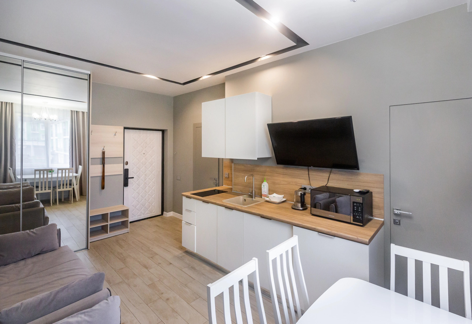 Апартаменты 2х Комнатная Квартира с Ремонтом Green Studio 3