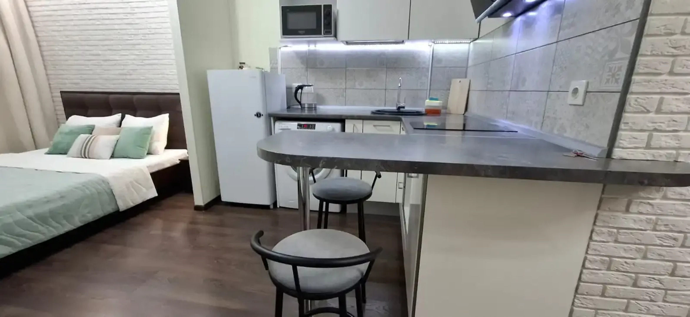 Квартира Студия с видом на Ангару