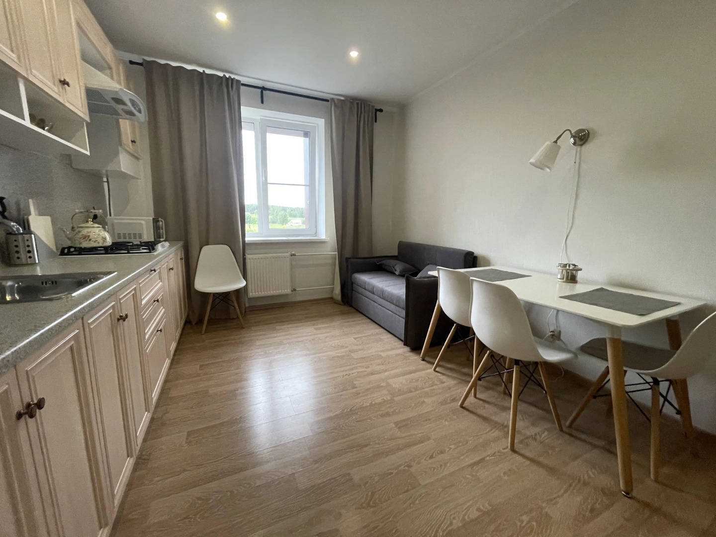 Квартира Просторная 1-комнатная квартира рядом с пляжем и отелем Radisson в Завидово