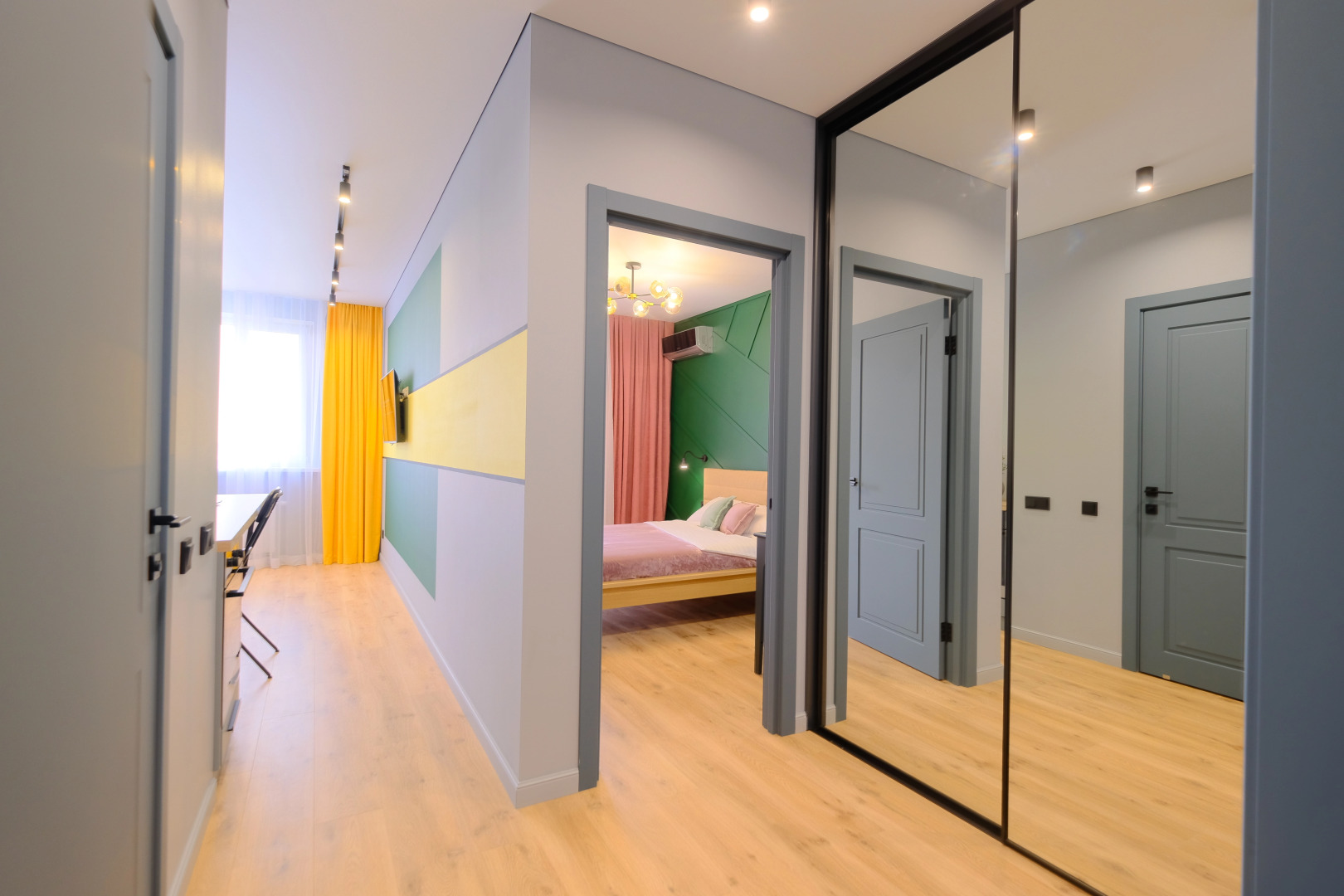 Апартаменты ЭКО на 20 Этаже в Доме с Парком на Крыше