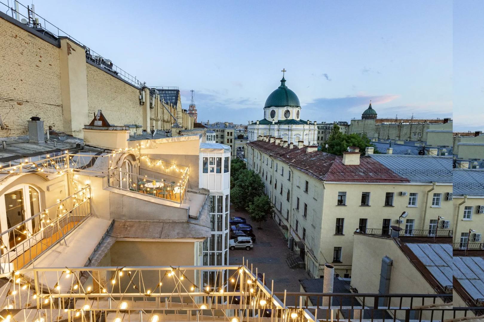 Апартаменты двухуровневые Benua 170 кв.м с Тремя Террасами Напротив Русского Музея