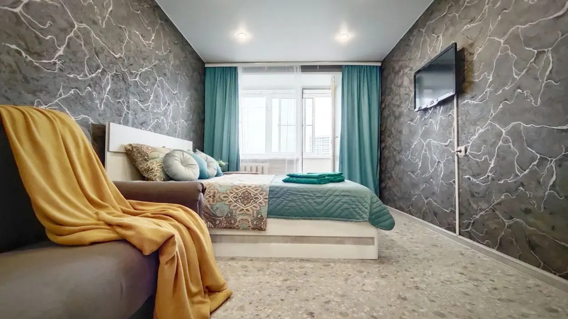 Квартира с видом на город в центре Хабаровска