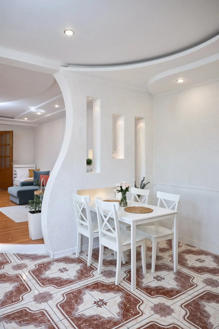 Апартаменты 2х комнатные 5 мин до моря, Скандинавия у моря