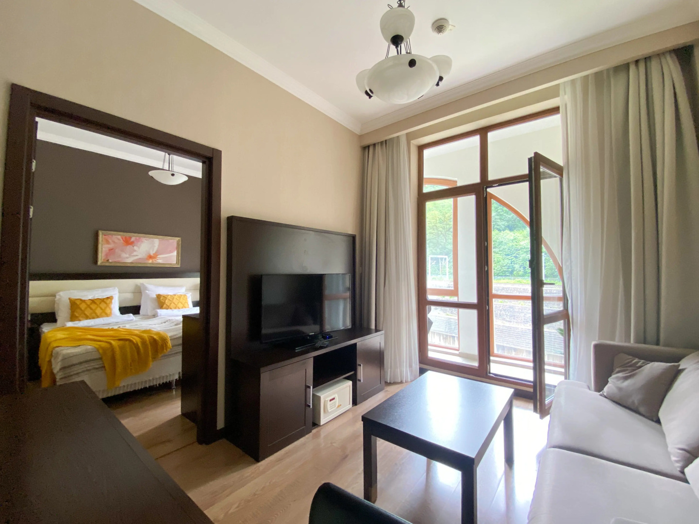 Однокомнатная квартира с Видом на Горы в 300м от Подъёмника