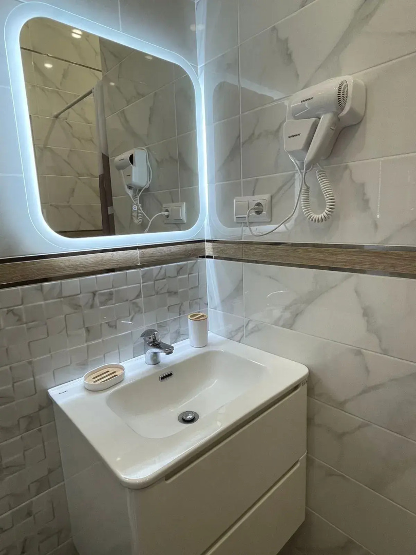 Апартаменты Комфортный семейных отдых у моря с видом на море и горы