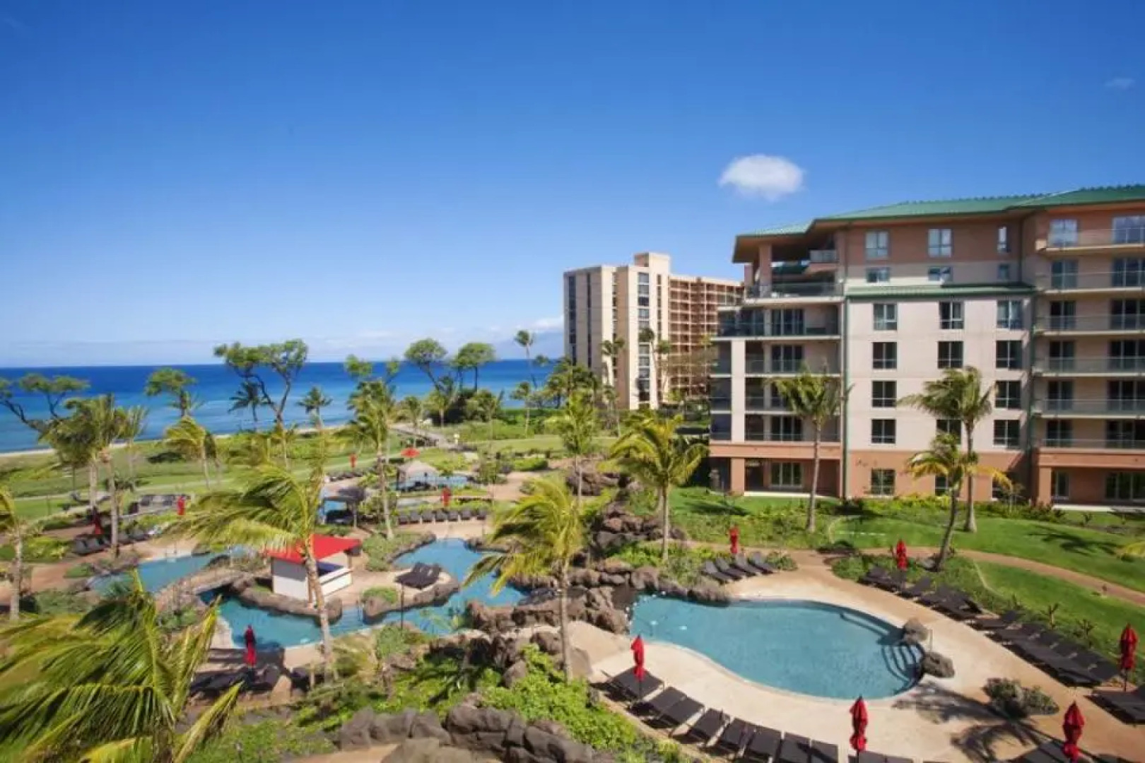 Апарт-Отель Views of Beach Pacific Ocean Lanai & Molokai