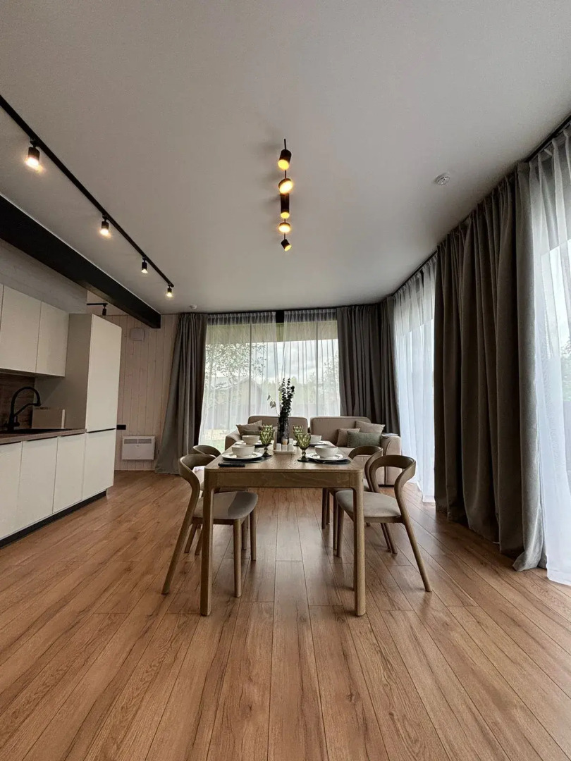 Частный дом у реки с сауной и чаном