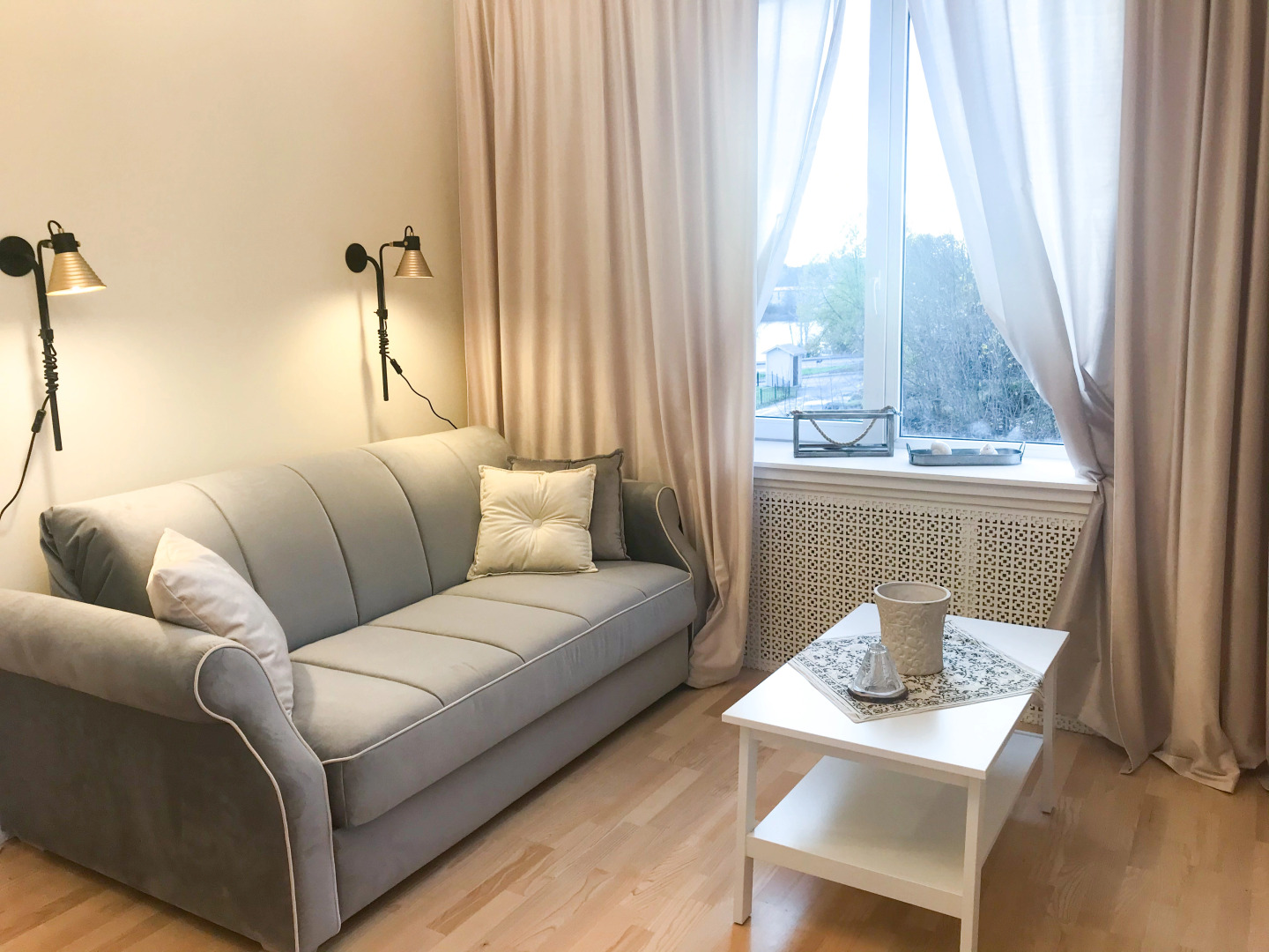 Апартаменты двухкомнатные на берегу залива