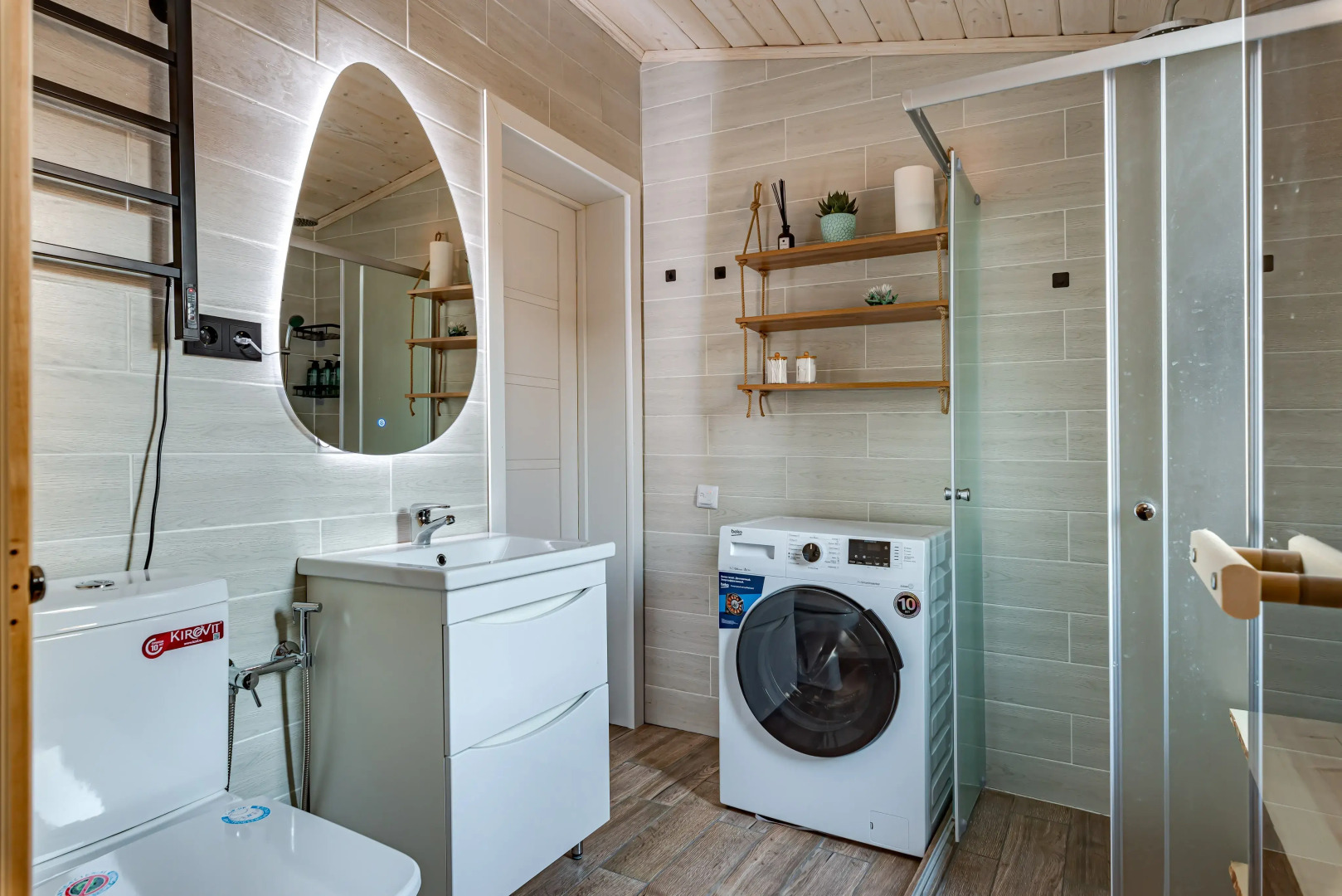 Частный Дом с камином, сауной и панорамными окнами