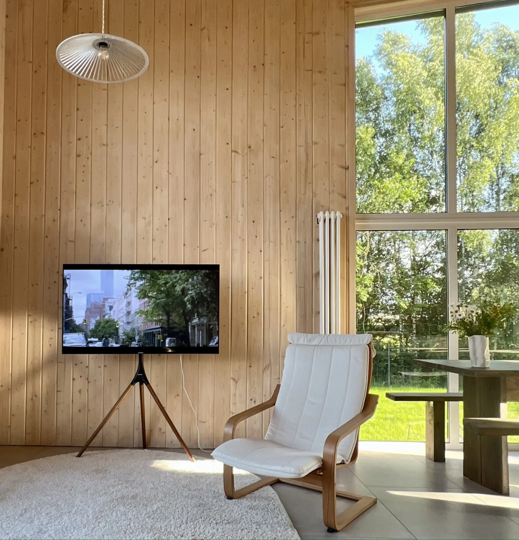 Частный дом Уютный просторный дом с панарамными окнами в березовой роще