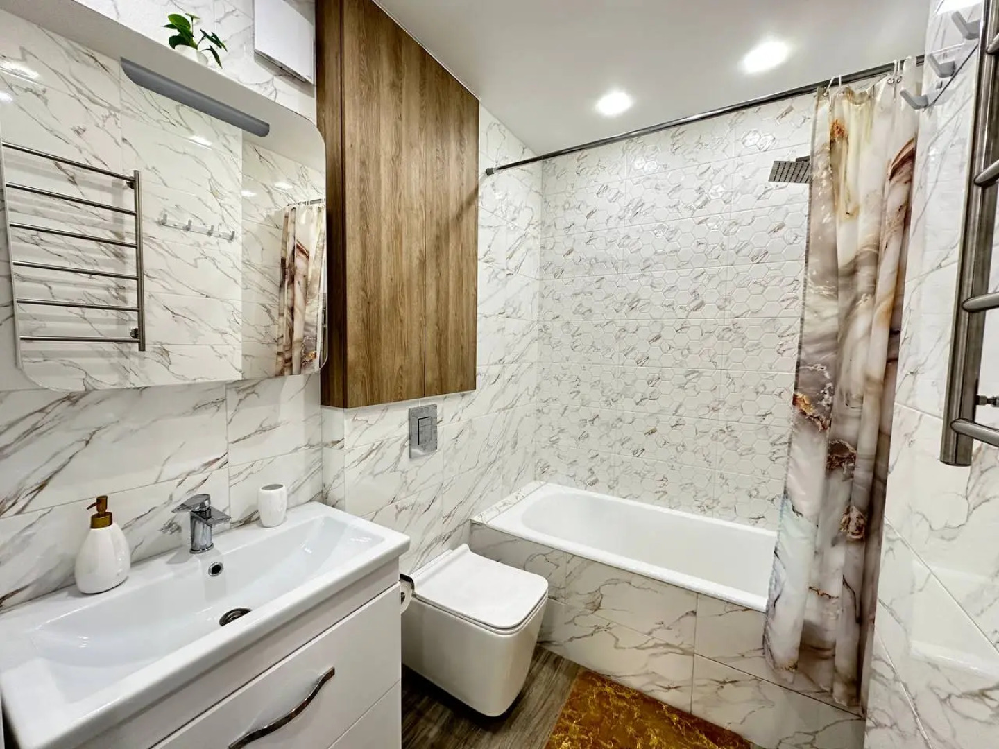 Апартаменты с новым ремонтом в ЖК Зеленый бульвар