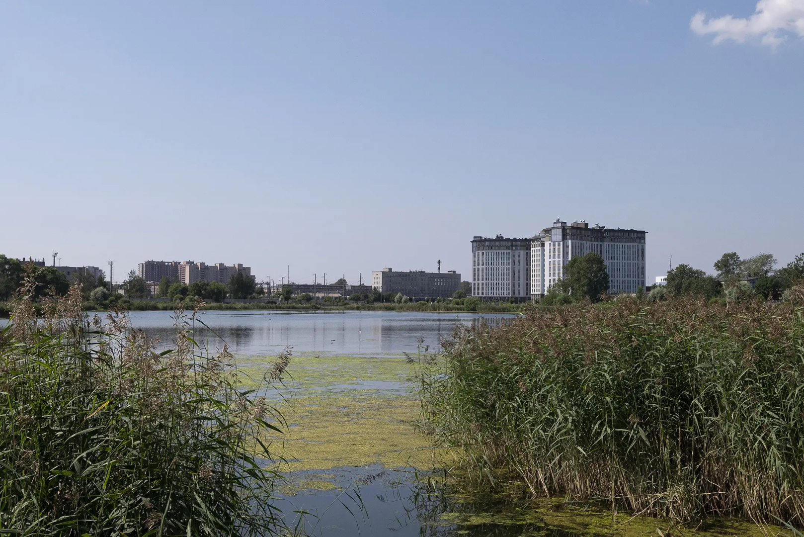 Апартаменты у парка с озером в Петербурге