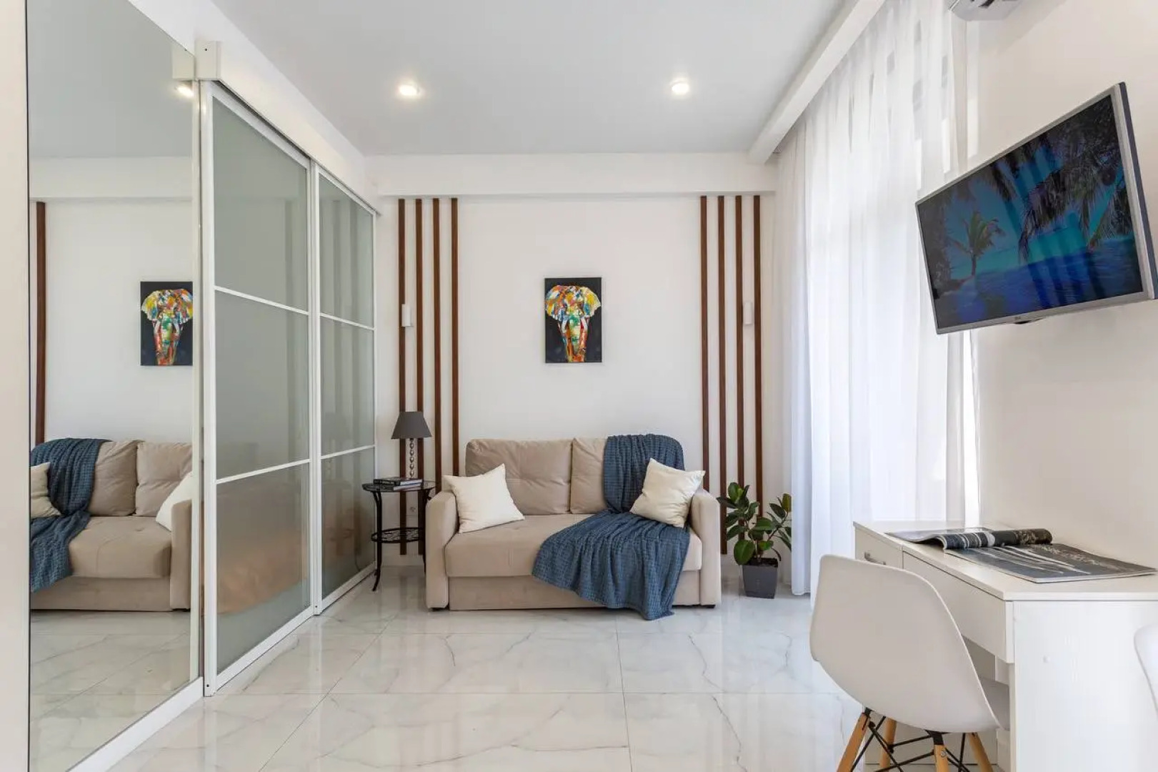 Апартаменты Фестивальный Lamare 2 с Балконом Рядом с Парком Дендрарий