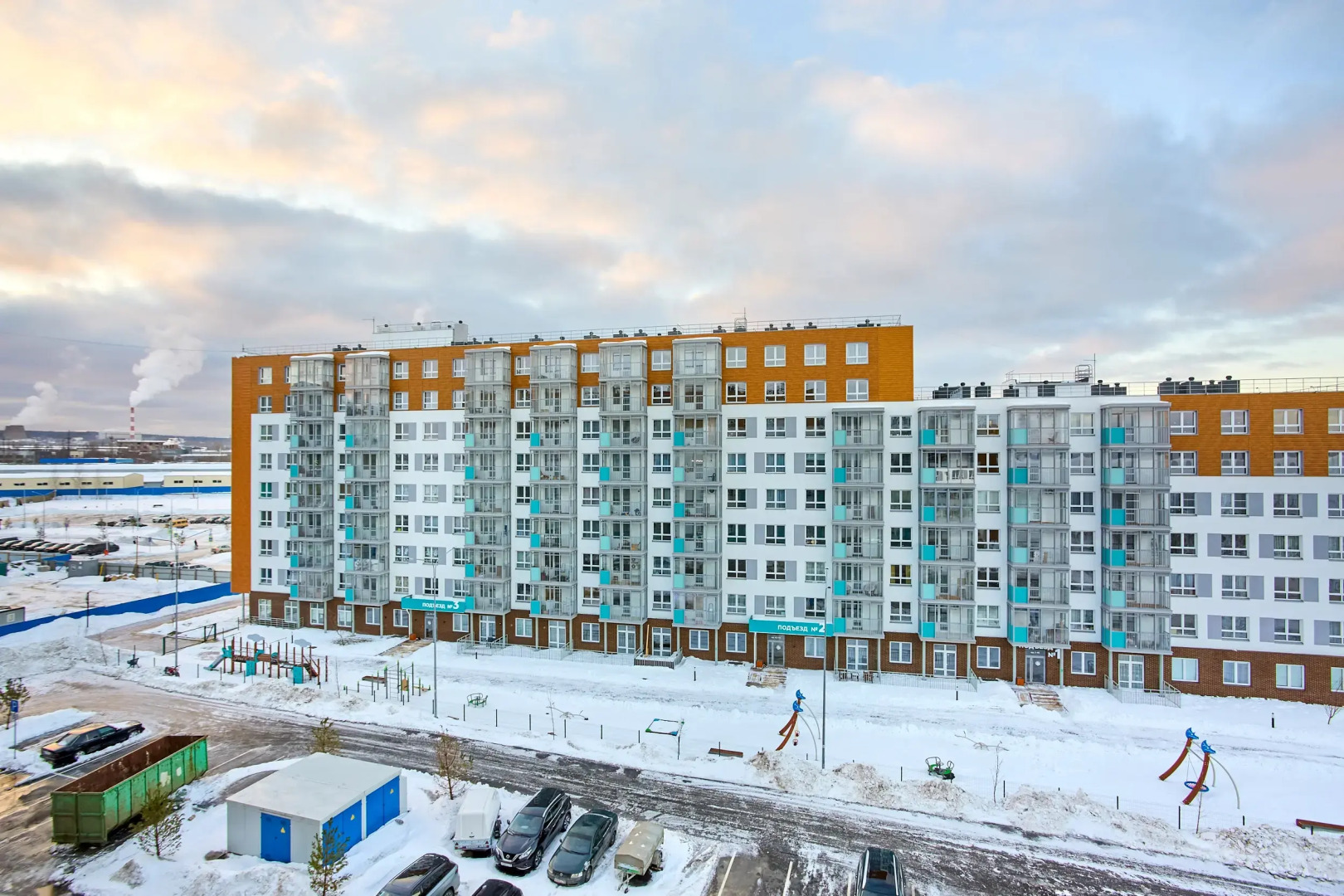 Квартира в новом доме у озера (ап. Нордикхаус 9)