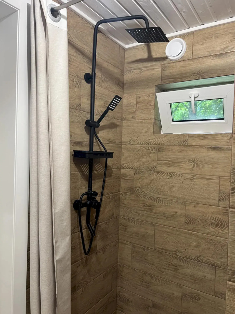 Частный дом 450 А-фрейм Лимон с тёплым бассейном и баней