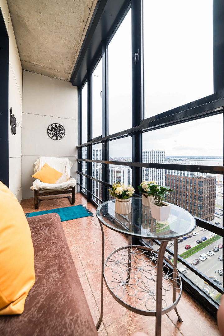 Квартира с Панорамным Видом с 19 Этажа у Аквапарка