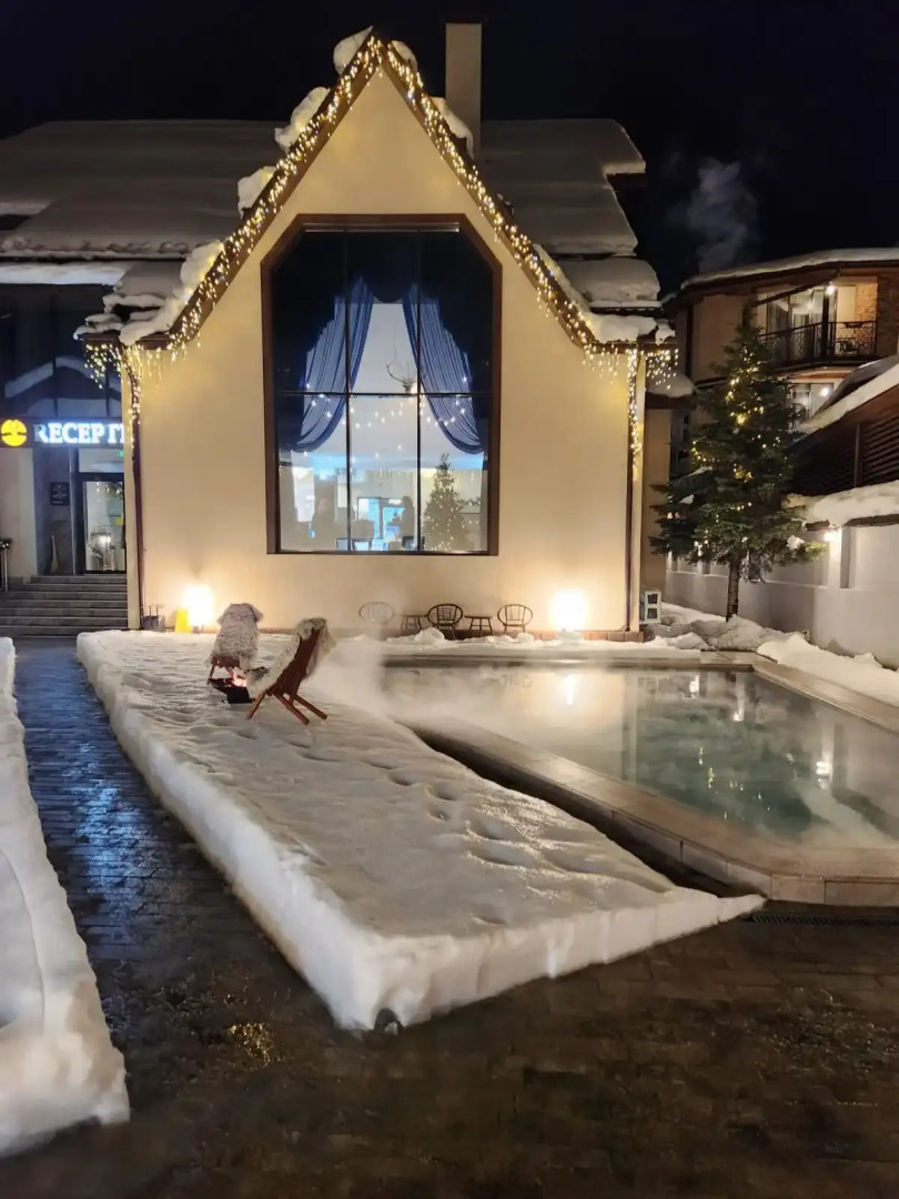 Апартаменты с бассейном и баней