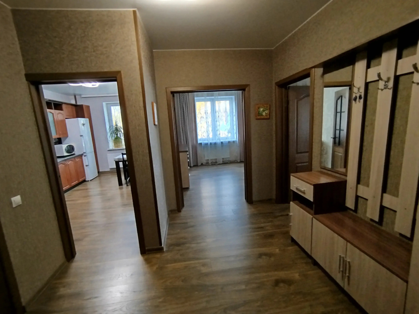 Апартаменты Уютная Двухкомнатная Квартира со Свежим Ремонтом