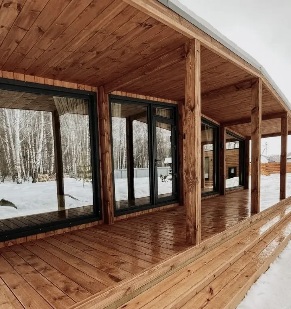 Частный дом Загородный дом в окружении леса