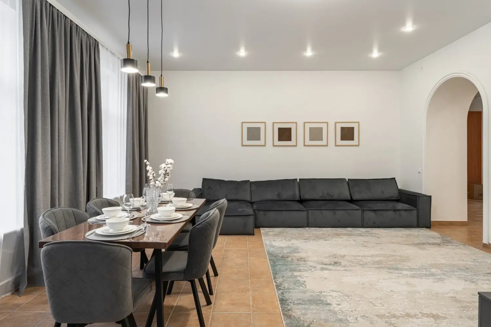 Квартира Трёхкомнатная в Центре Москвы на Тверской