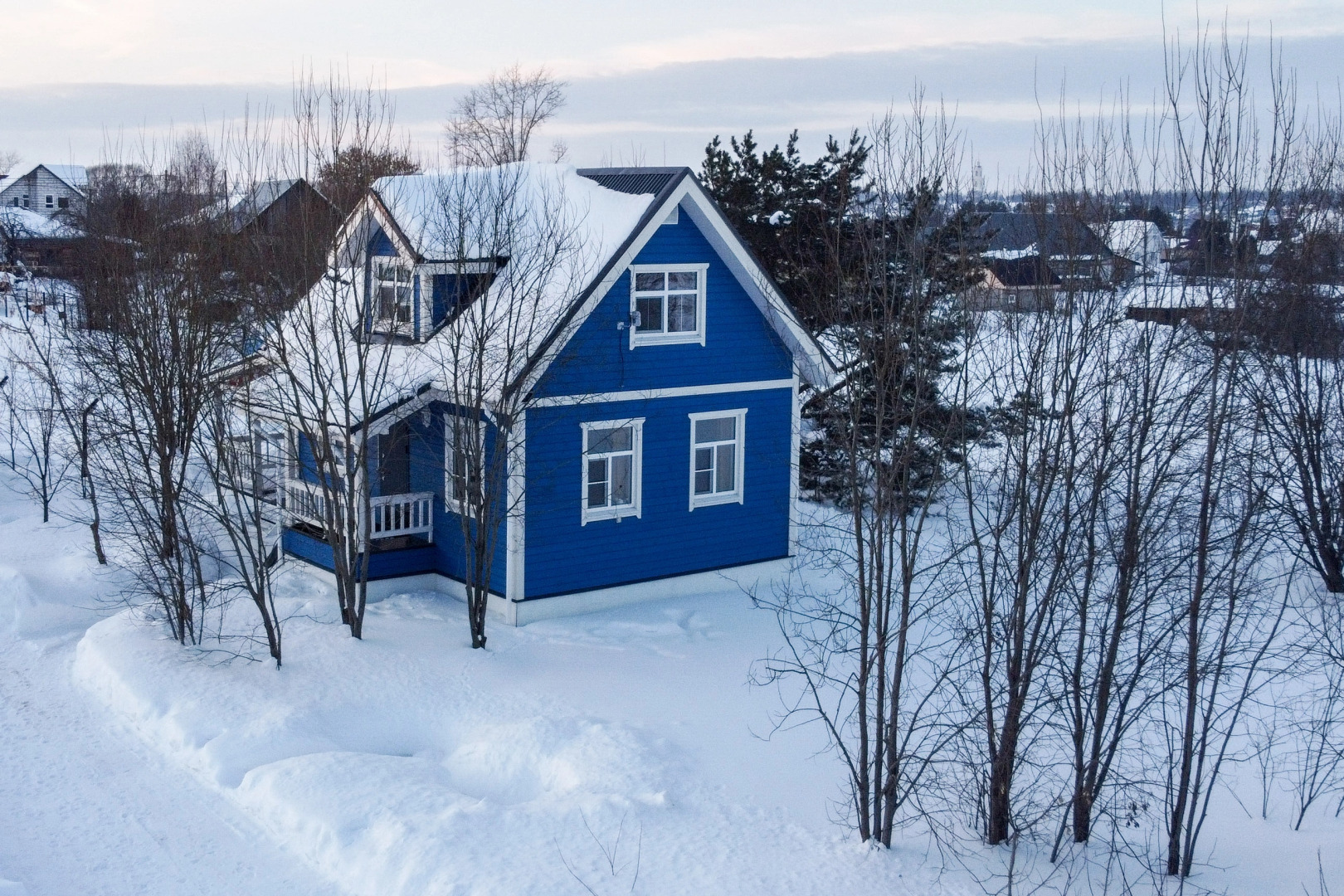 Частный дом Синяя синица