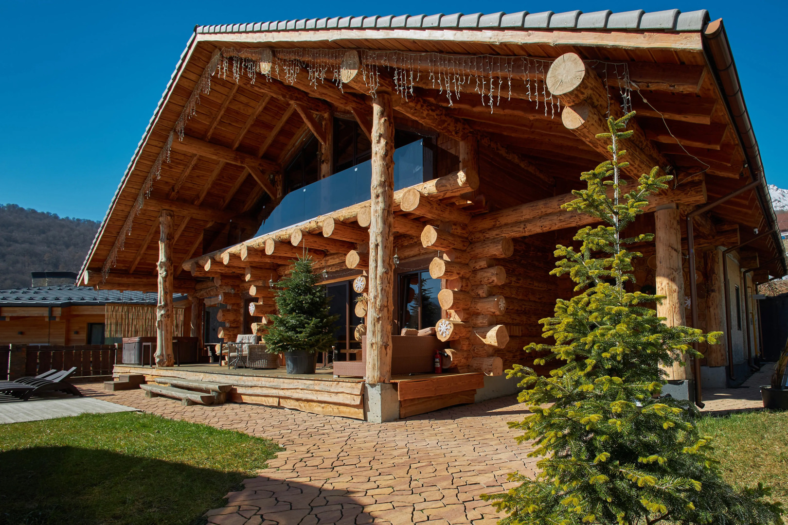 Шале Кедр 760, 5 спален, 12 гостей с бассейном и баней