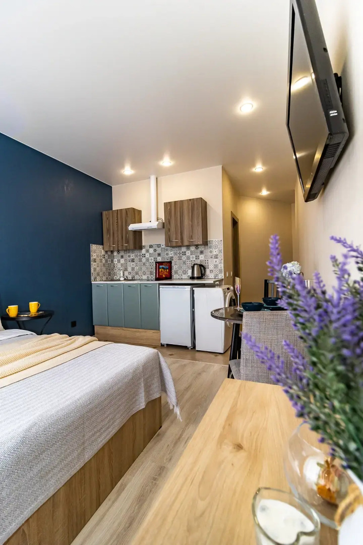 Апартаменты у Парка Галицкого с Видом на Академию Футбола и Парк Облаков