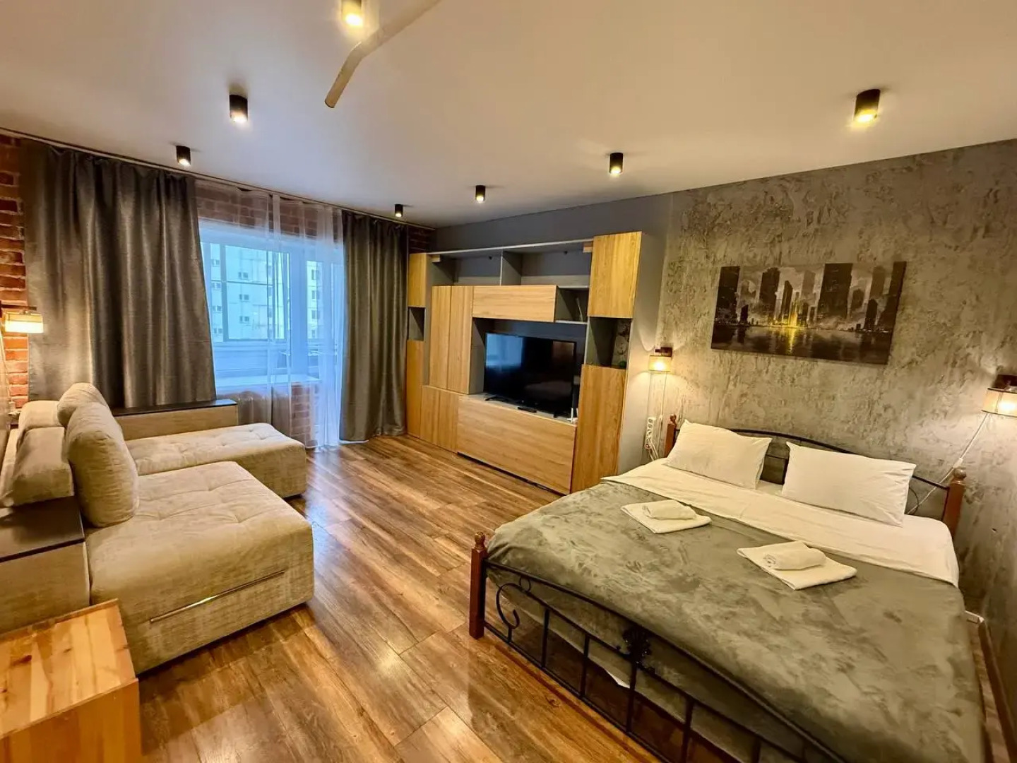 Квартира Однушка Лофт Ценральный Парк