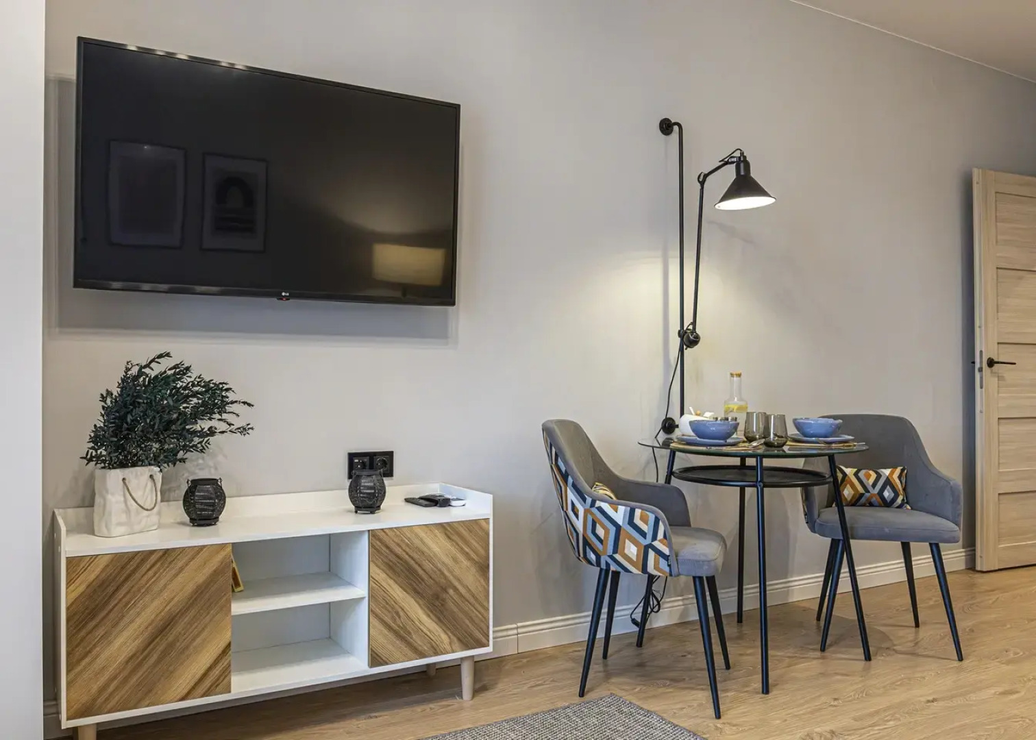 Квартира Сканди-студия в Московском районе.