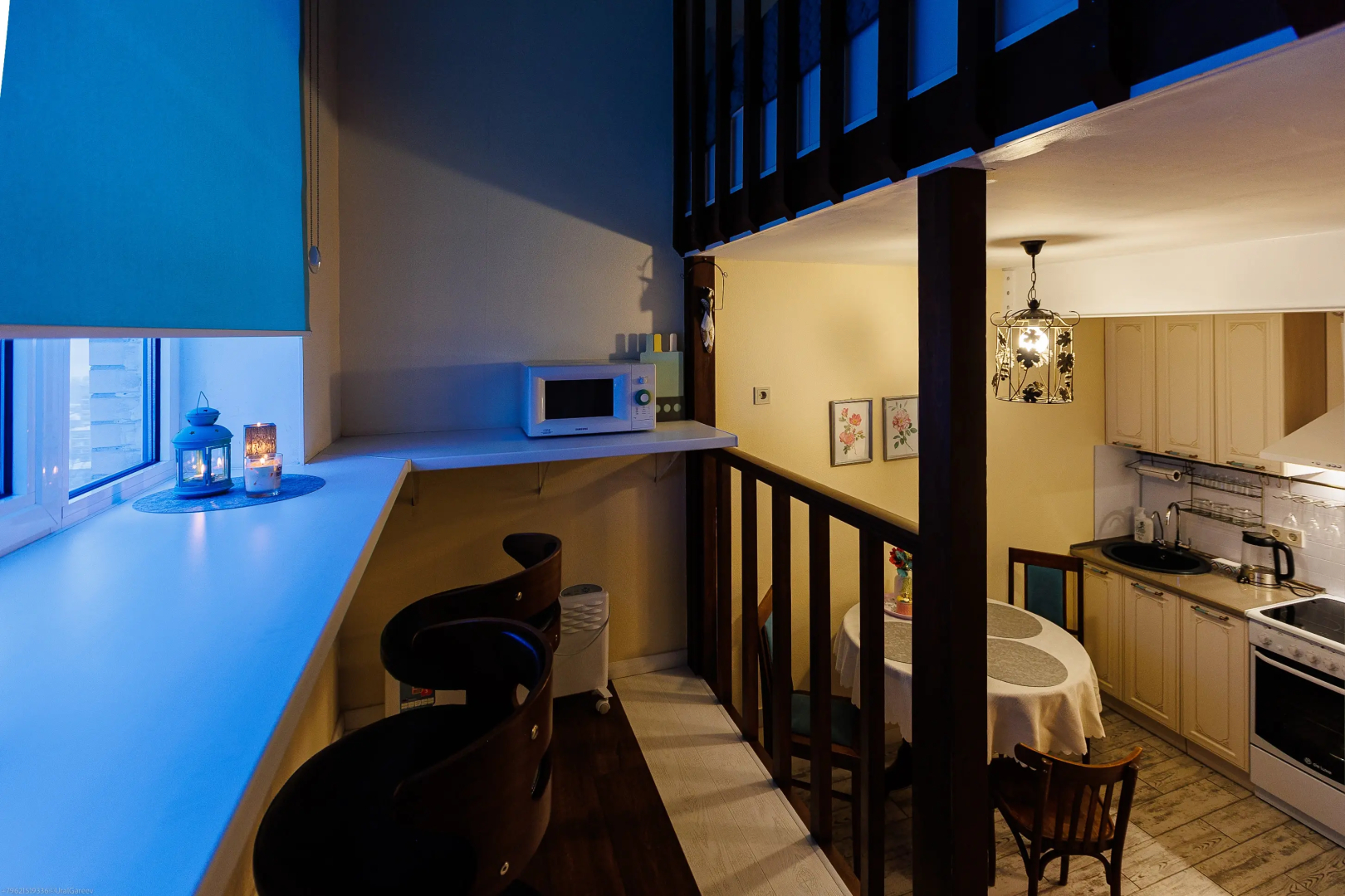 Квартира Двухуровневая с террасой для семьи