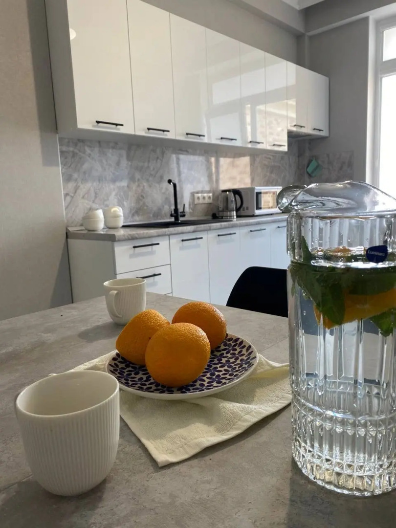 Квартира Двухкомнатная Светлая в Новостройке с Видом на Море