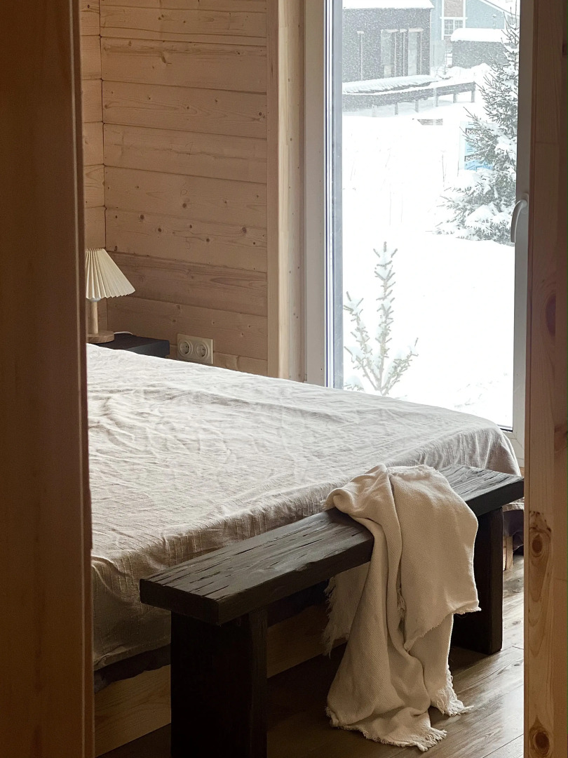 Частный дом Уютный просторный дом с панарамными окнами в березовой роще