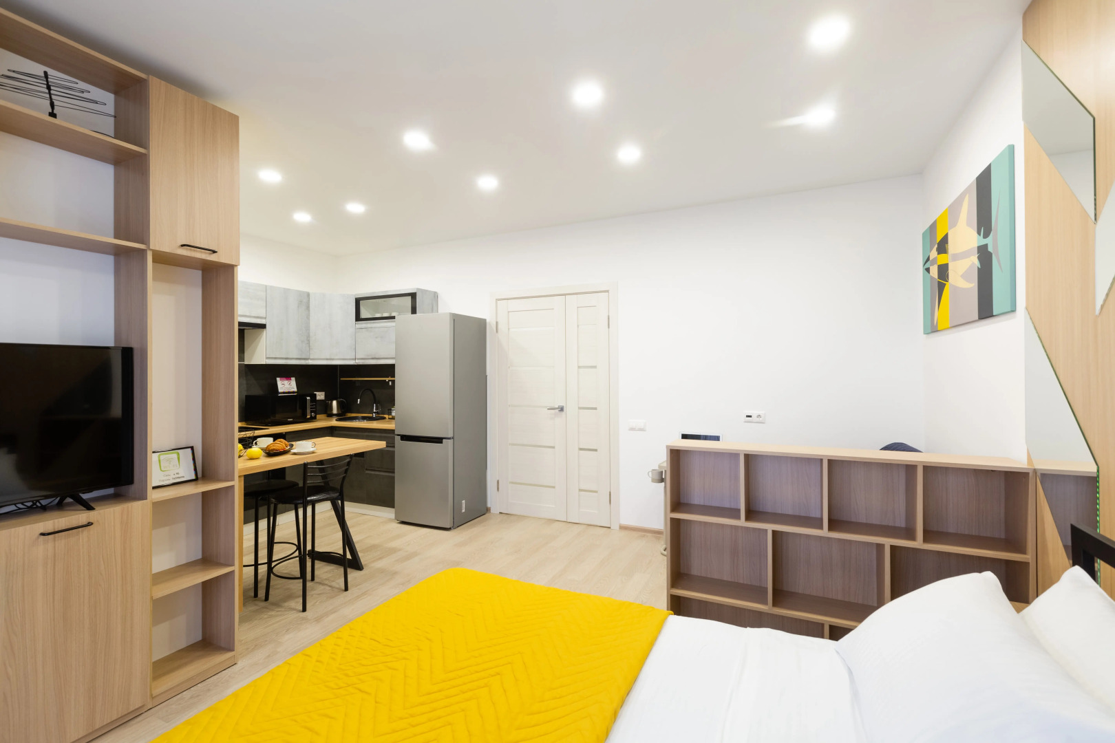 Квартира Студия с Панорамным Остеклением в Элитном ЖК Ocean City Пушкинская 265