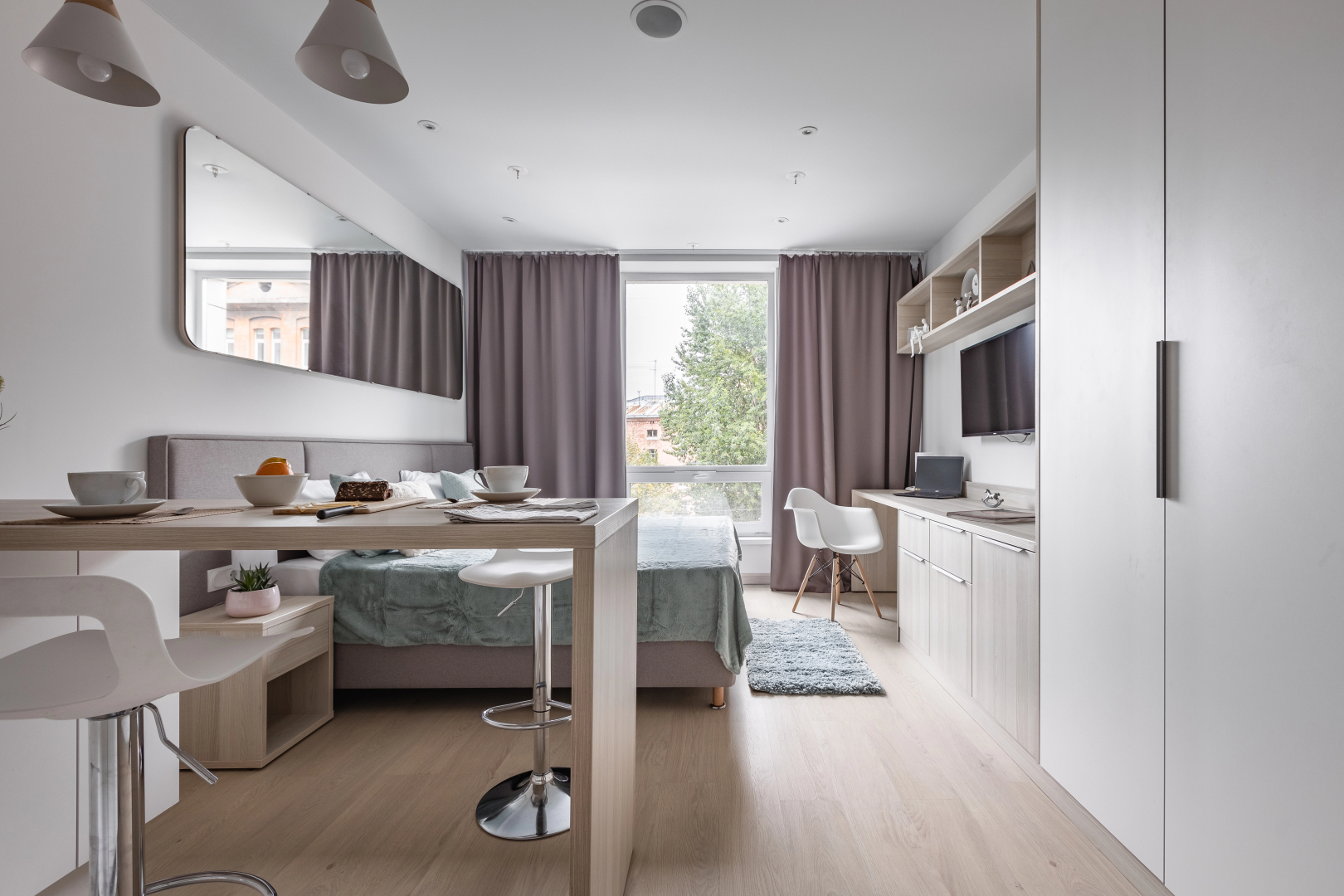 Апартаменты VivatApartSpb Уютная студия МЯТА YEs рядом с Невским проспектом