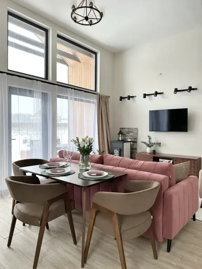 Частный Дом Барнхаус №3 с дровяной баней и горячим чаном на 7 человек