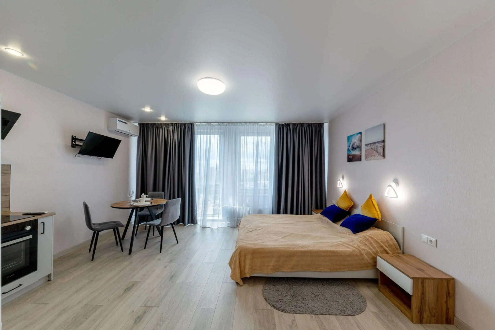 Квартира с Панoрaмным Видом нa Mоcква-Cити