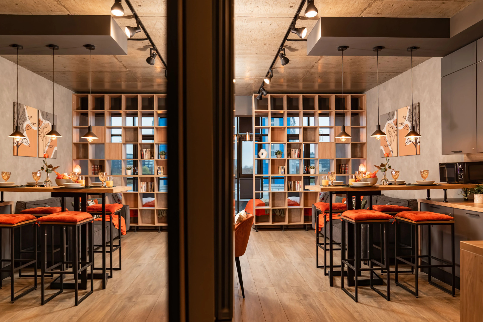 Апартаменты Sky Inn Color Orange