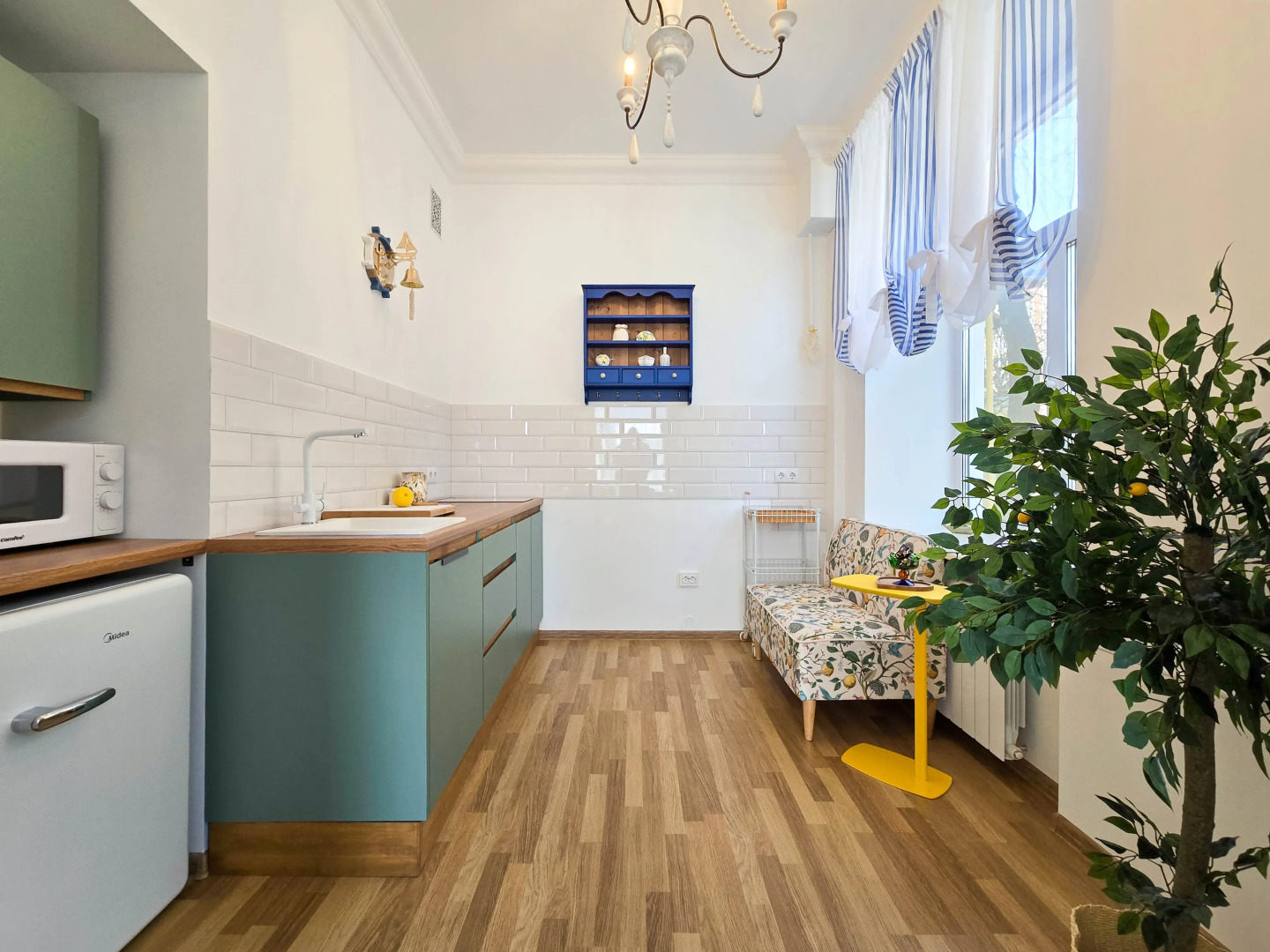 Апартаменты Двухкомнатные апартаменты в скандинавском стиле Сеть ЙоХоум