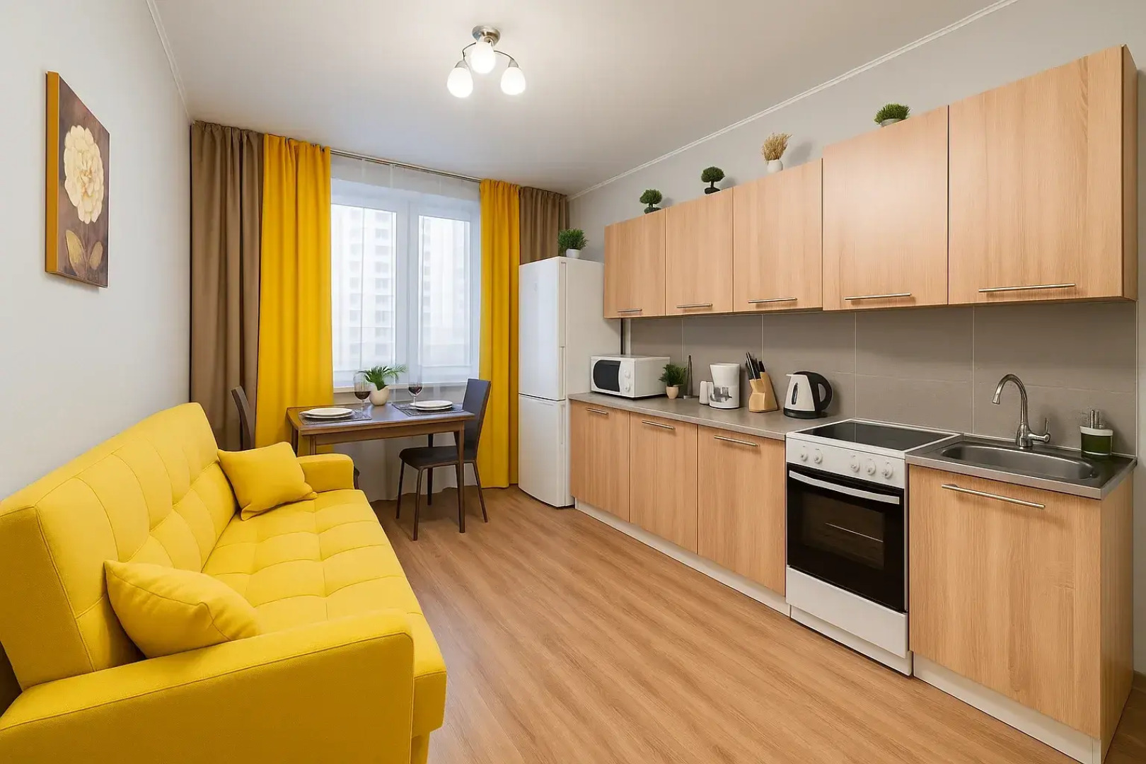 Квартира Роскошные возле Аквапарка и Центра Казани от сети Rushouse РусХаус