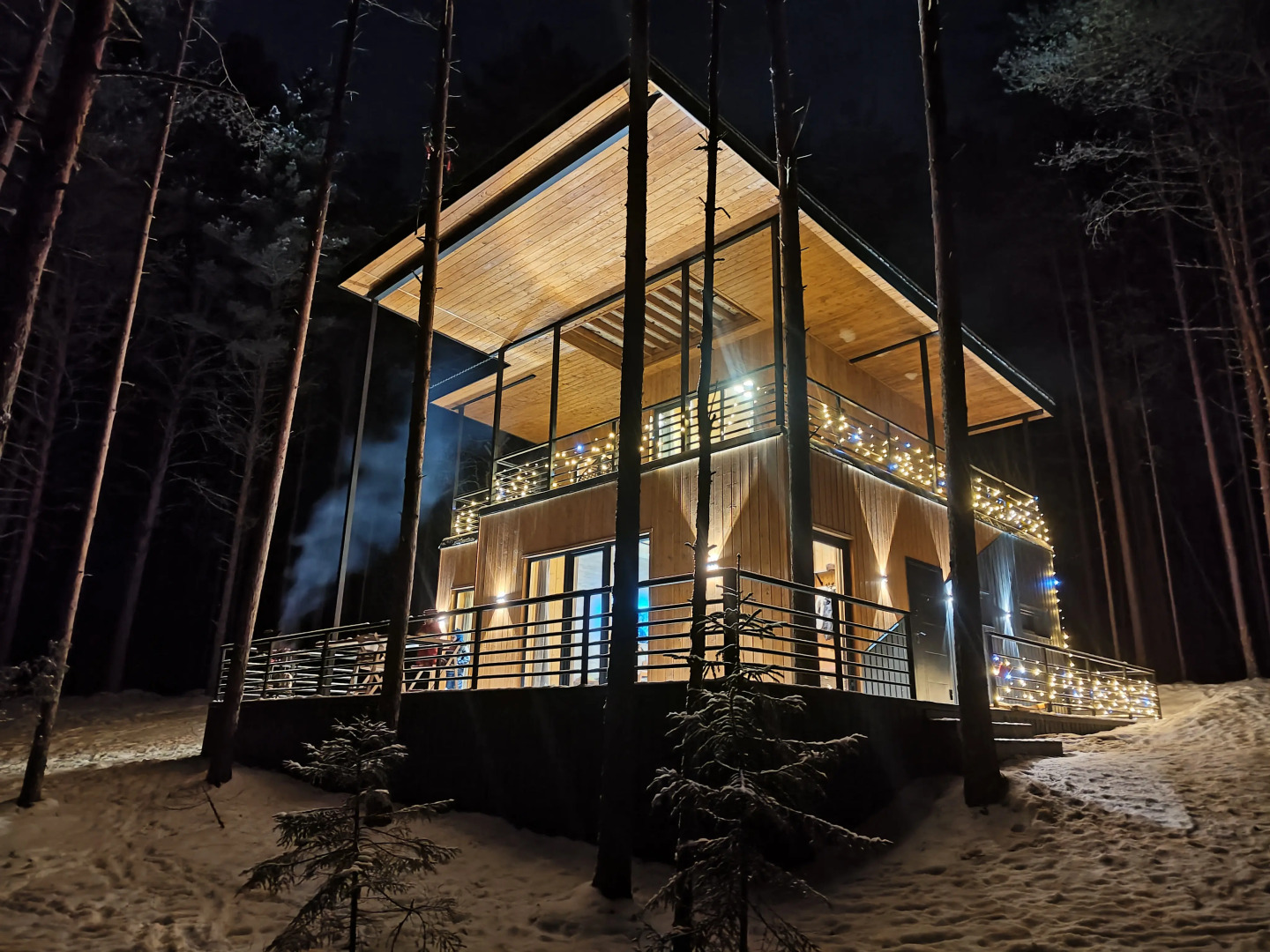 Частный дом Уютный красивый дом в лесу на озере Волго ( Селигер)