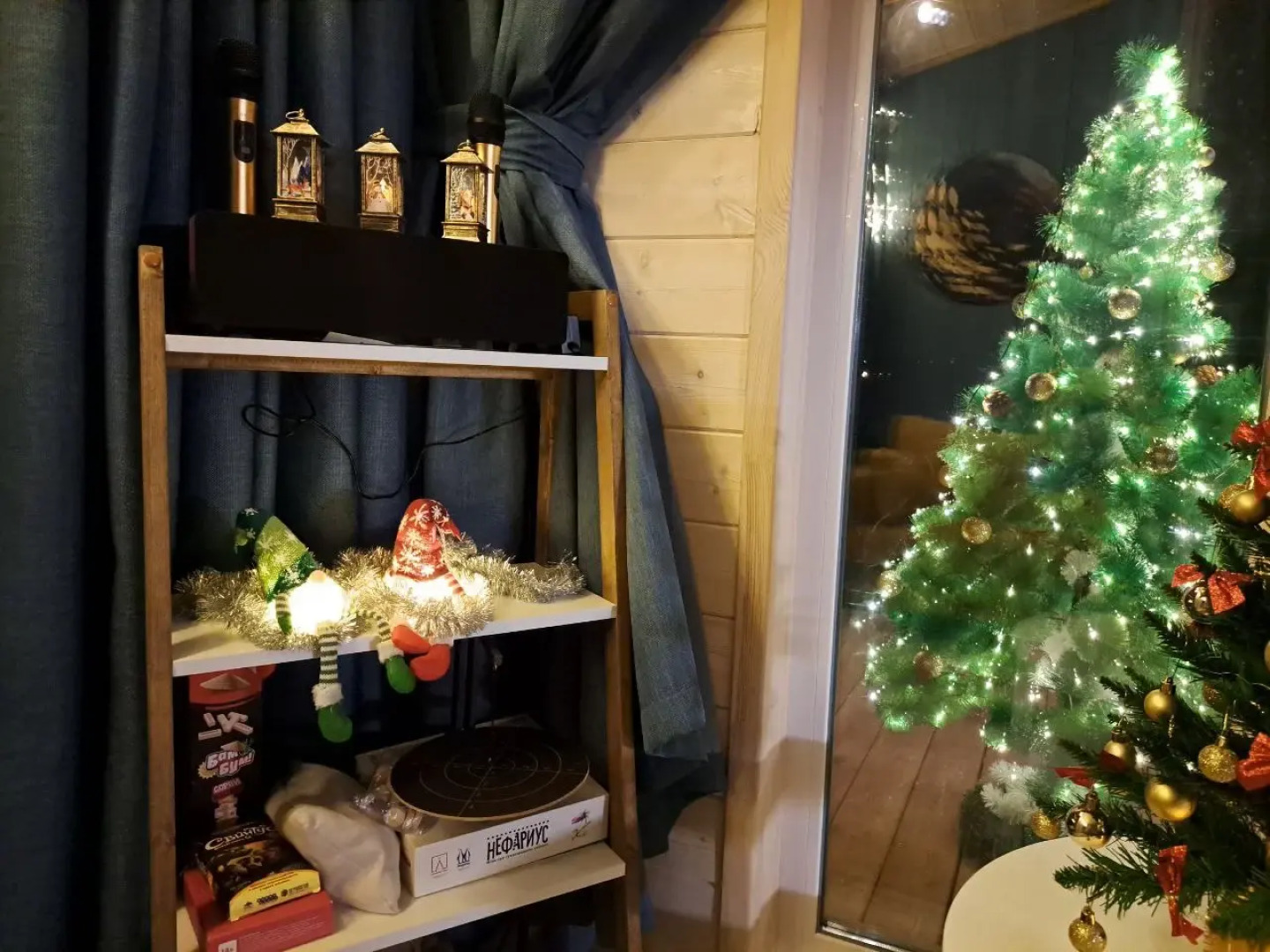 Частный дом для отдыха с гриль-мангалом, костровой и батутом